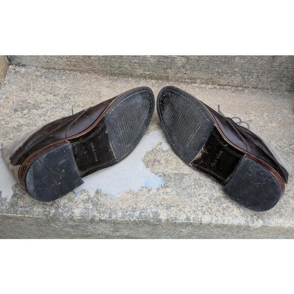 Cole Haan Mens Size 10.5 (M) Chukka Boots Brown Leather Suede Welt Ankle Lace-Up - Picture 8 of 9